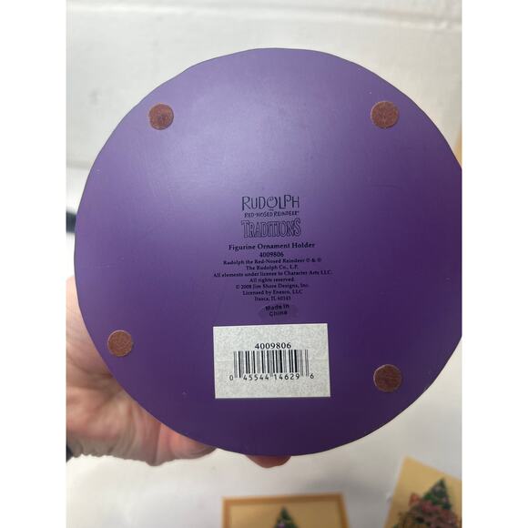 Jim Shore Rudolph the Red Nosed Reindeer "Figurine Ornament Holder" #4009806 NIB - Picture 5 of 8